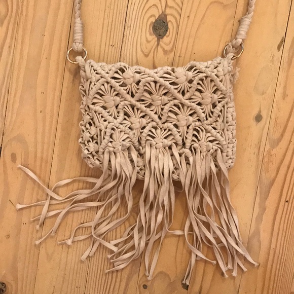 Merona Handbags - Crossbody macrame purse